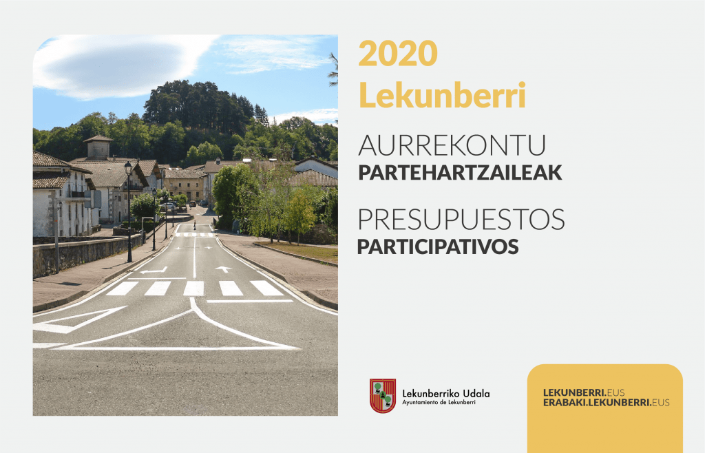 Aurrekontu parte-hartzaileak lekunberri 2020